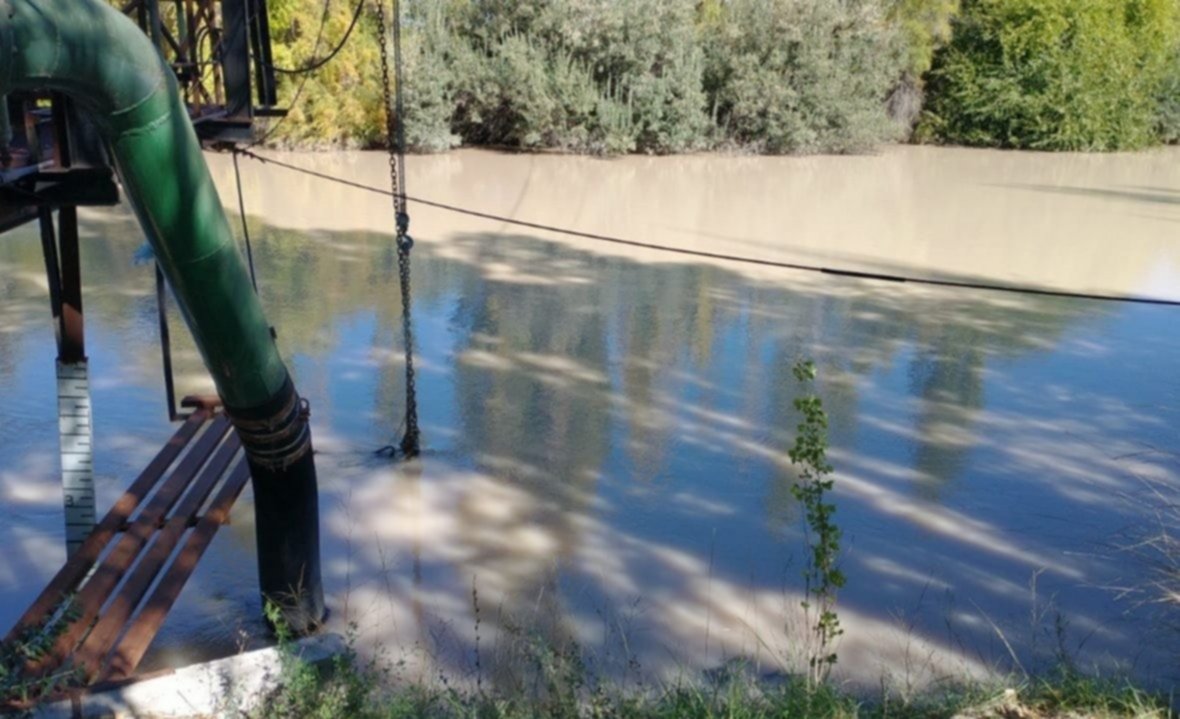 La potabilización en Rawson se interrumpirá a partir de las 19 y por un lapso no menor de un día por la turbiedad del Río Chubut