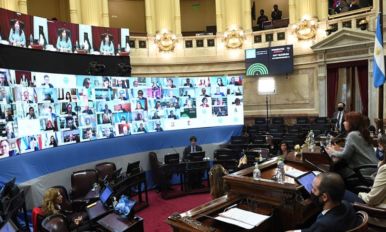 El Senado se adhirió a las restricciones por la pandemia y dispuso teletrabajo