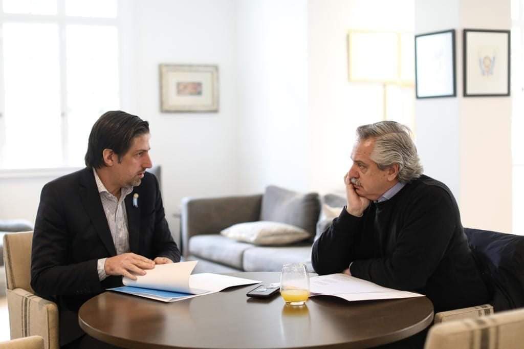 Alberto Fernández se reunió con Trotta para analizar la “presencialidad administrada” en todas las escuelas del país