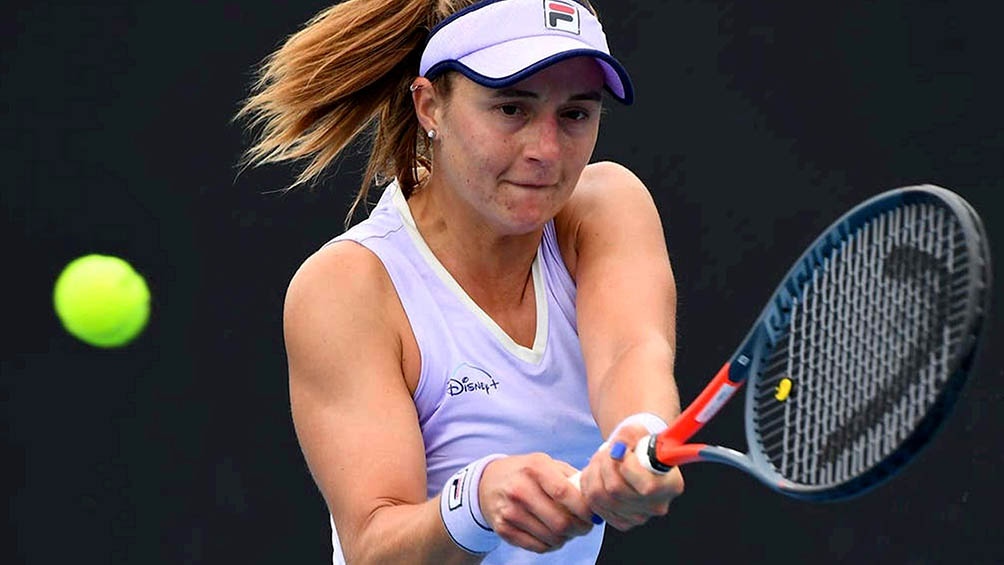 Nadia Podoroska cayó ante el juego de alto vuelo de Belinda Bencic