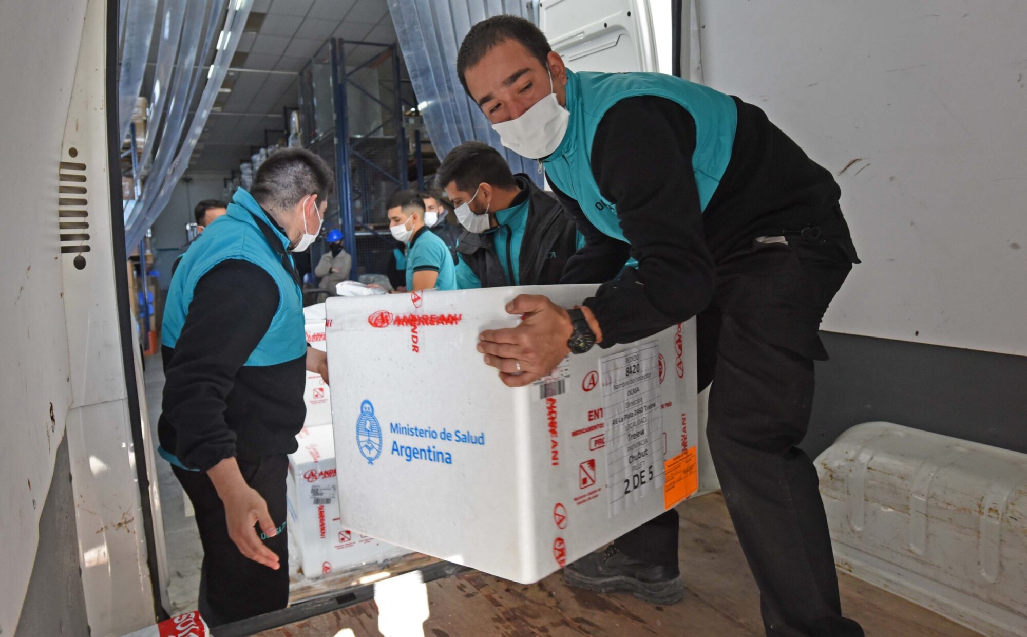 Con la confirmación del arribo récord de vacunas al país, Chubut superará ampliamente las 200 mil dosis recibidas