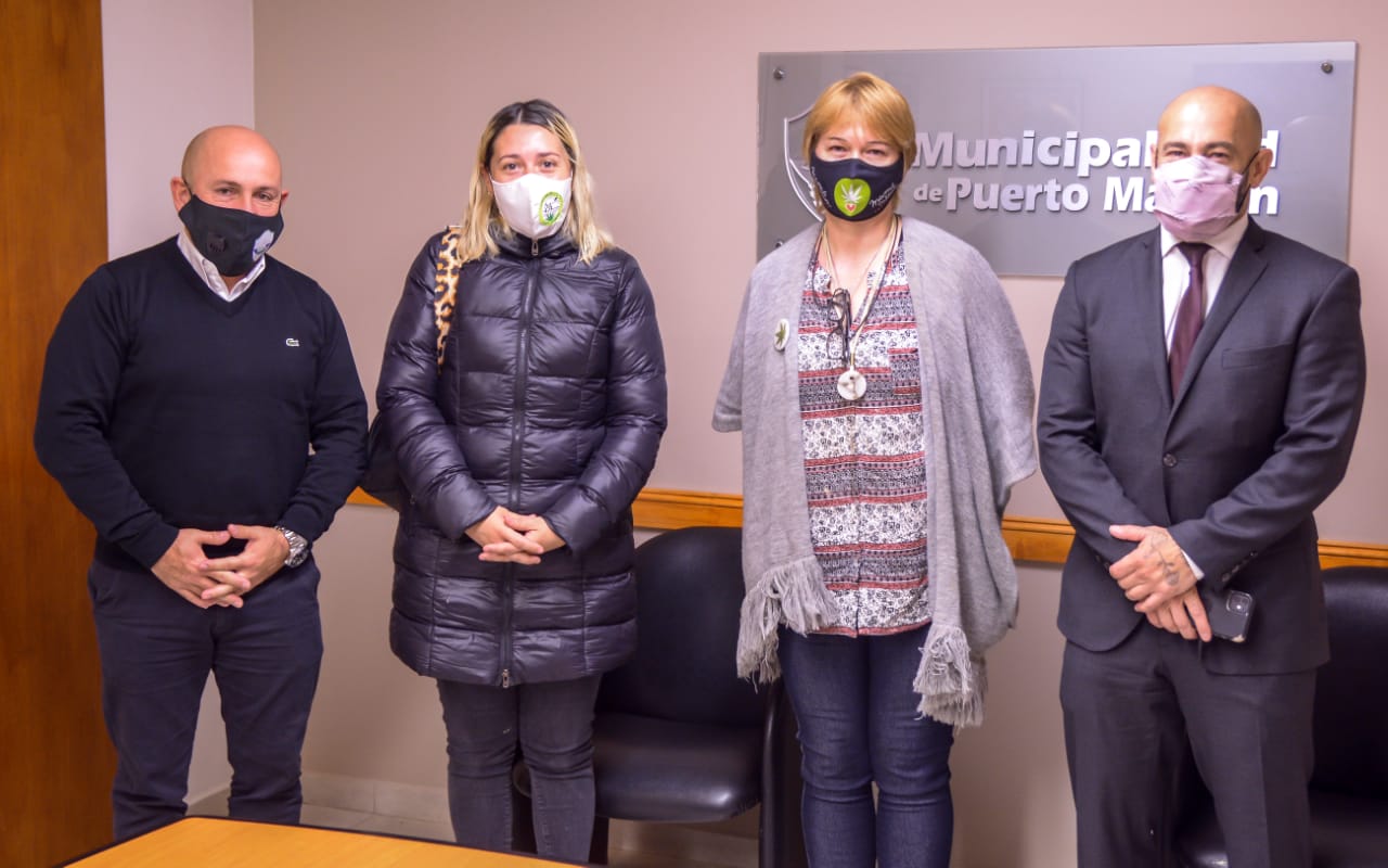 Sastre y Massoni acordaron el uso de tierras de la Policía para el cultivo de cannabis con fines medicinales y científicos en Puerto Madryn