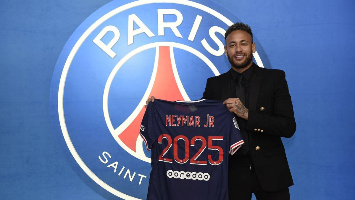 Neymar desactivó los rumores de su salida: Renovó su contrato con el PSG hasta 2025