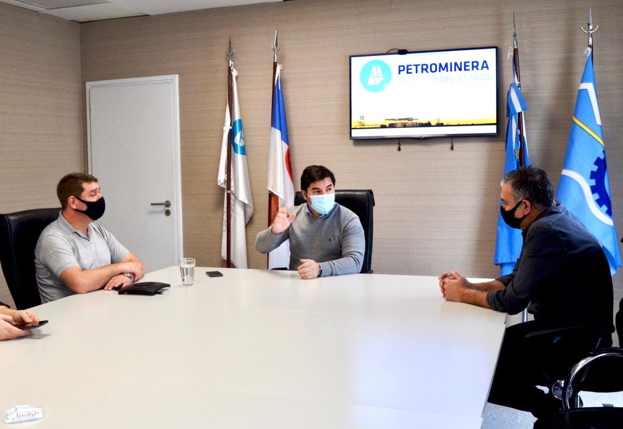 Biss re reunió con el Presidente de Petrominera y avanzan en el proyecto de instalación de una planta de distribución de gas envasado en Rawson
