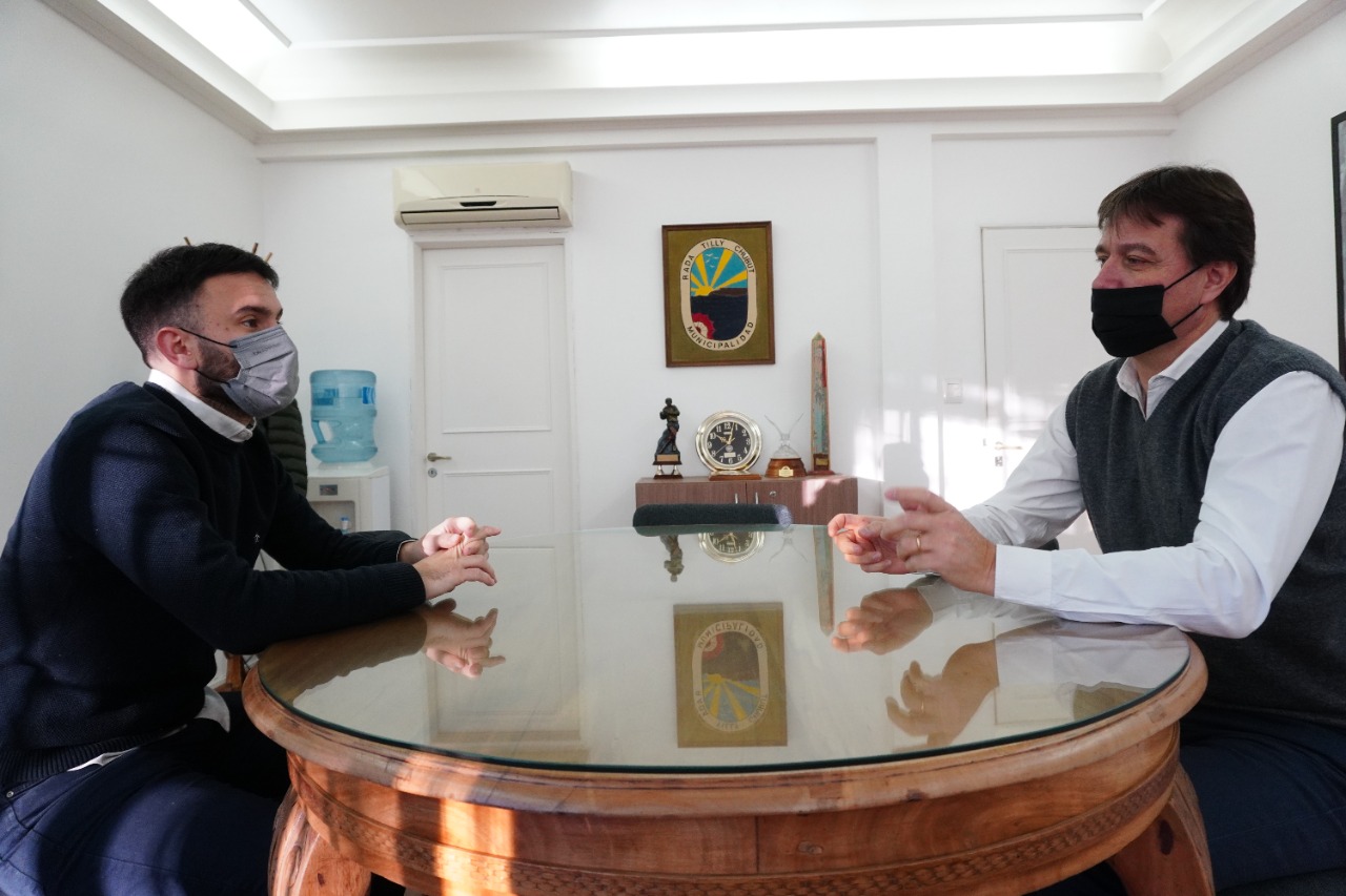 Juncos se reunió con Leunda para dialogar sobre las gestiones en marcha para Rada Tilly