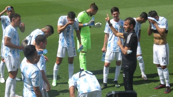 El Sub 23 de Argentina cierra su gira en Marbella contra Arabia Saudita