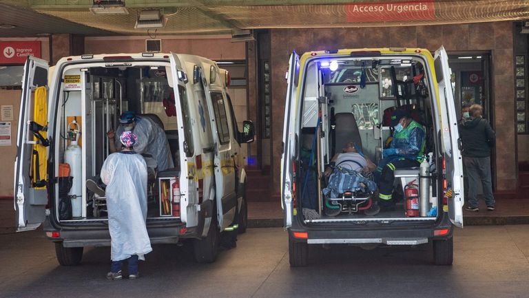 Chile ya tiene casi el 97% de sus camas de terapia intensiva ocupadas