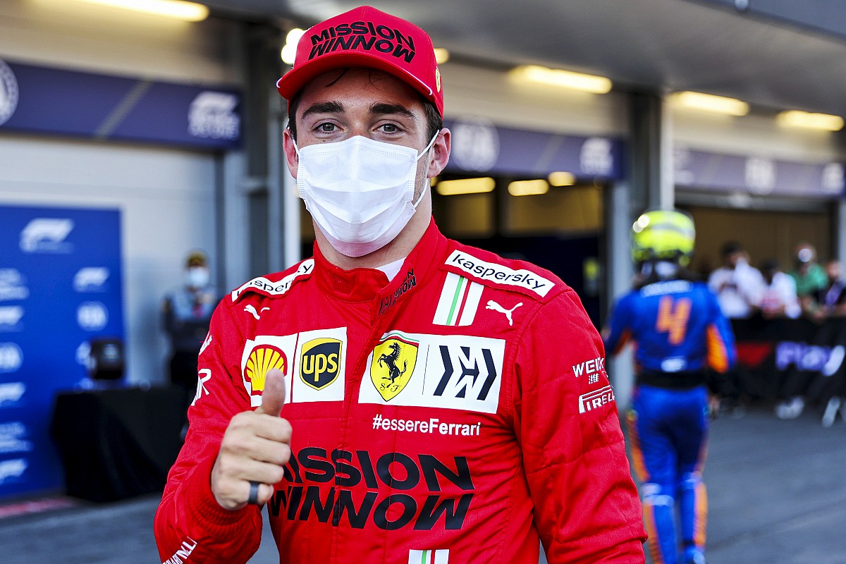 Leclerc consiguió la segunda pole position consecutiva para Ferrari en la Fórmula 1