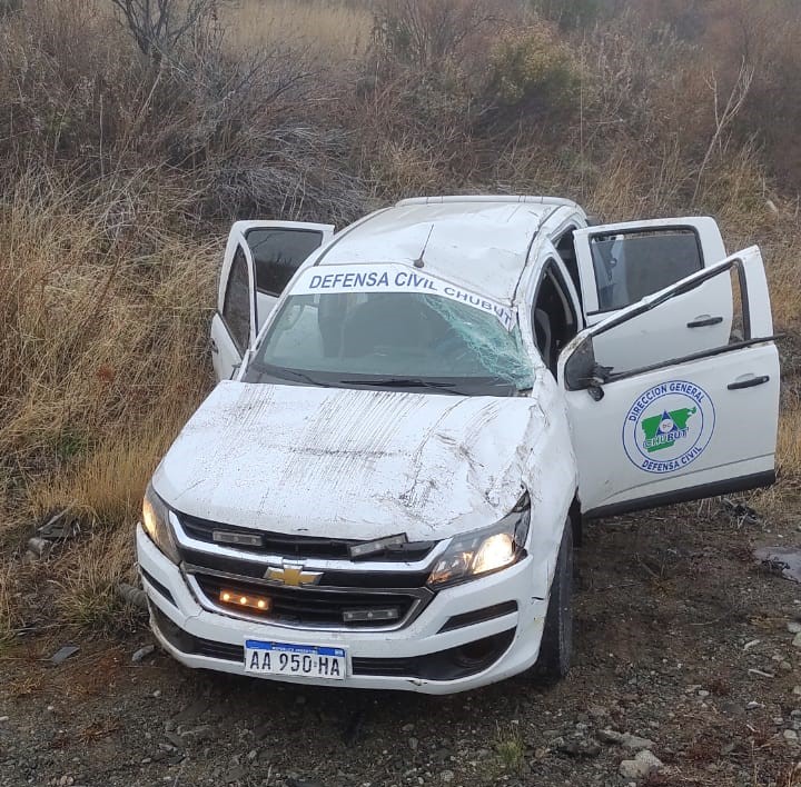 Se accidentó en Epuyén el Director de Defensa Civil de la Provincia, José Mazzei