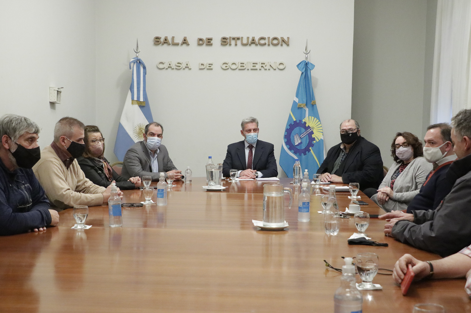 Arcioni se reunió con prestadores balleneros para consolidar la actividad