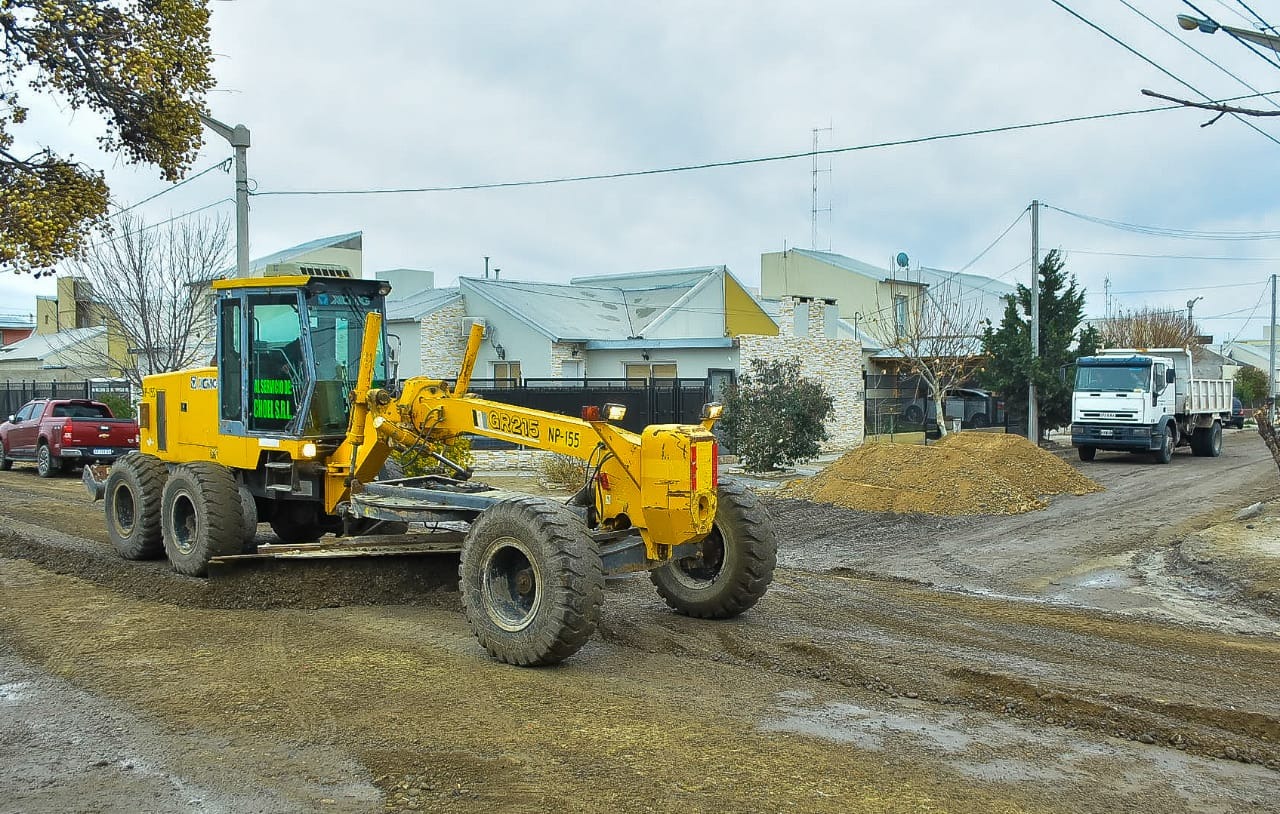Trelew: Avanzan con programa de conservación vial y mantenimiento urbano