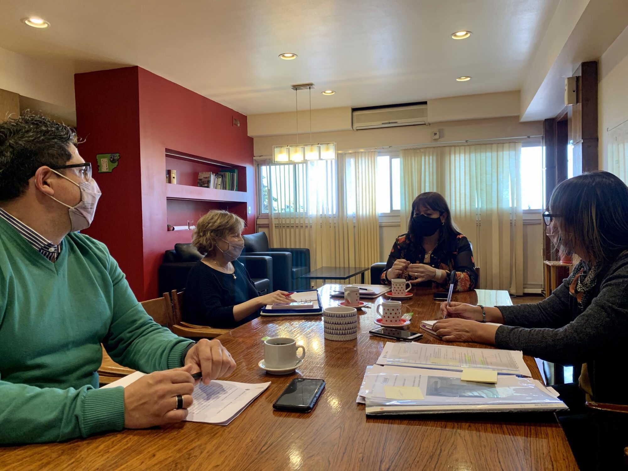 Perata y su equipo trabajan sobre los temas prioritarios del segundo semestre