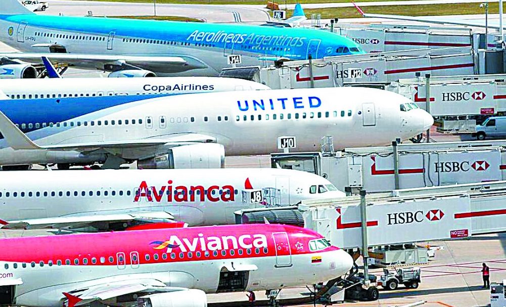 Aerolíneas latinoamericanas tuvieron una caída del 75,1% en la demanda de pasajes en mayo
