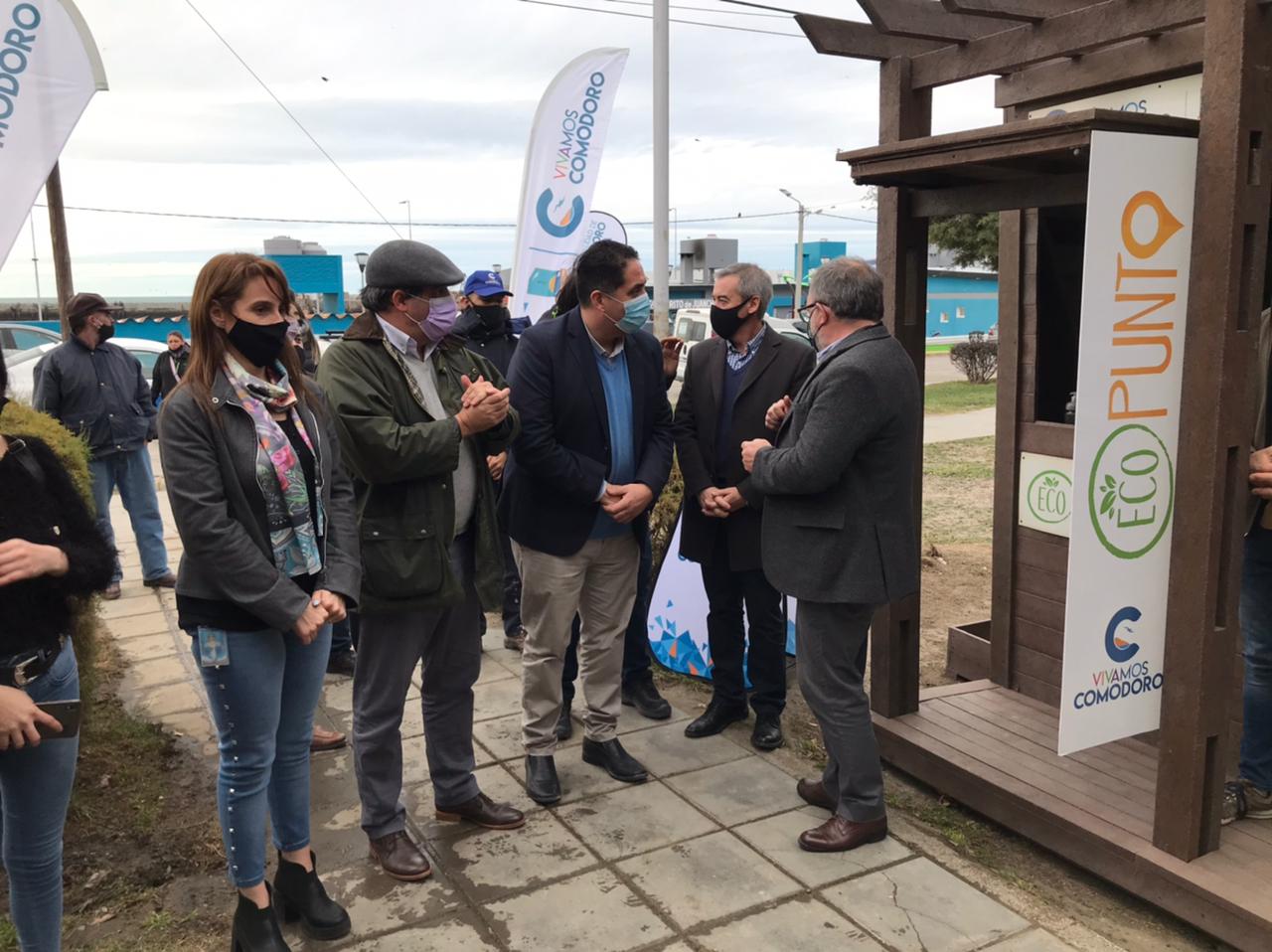 Inauguraron en Comodoro un nuevo  Ecopunto Sustentable para recuperación de residuos reciclables