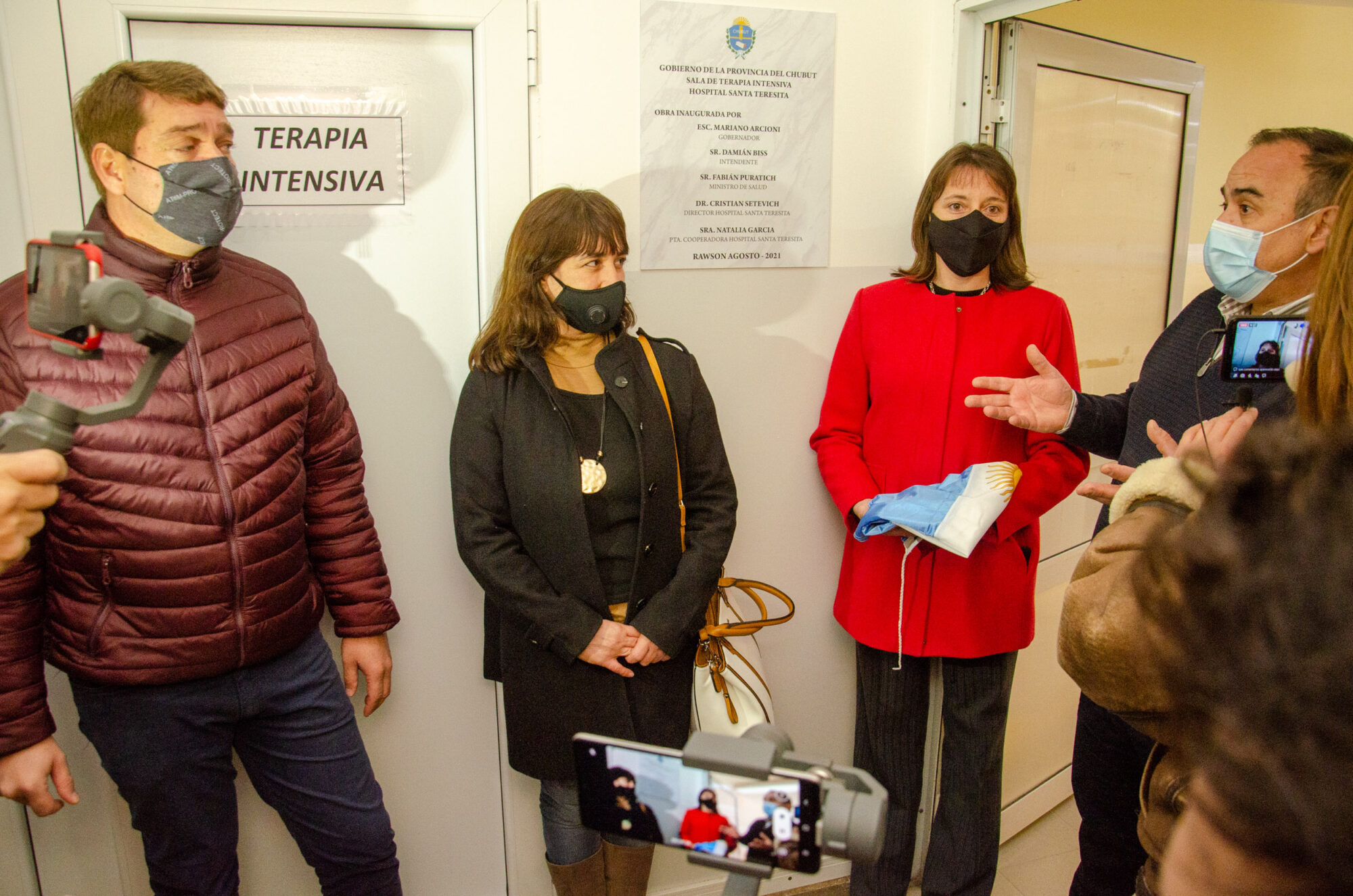 Biss participó de la inauguración de la sala de Terapia y el nuevo acceso para las ambulancias en el aniversario del Hospital “Santa Teresita”
