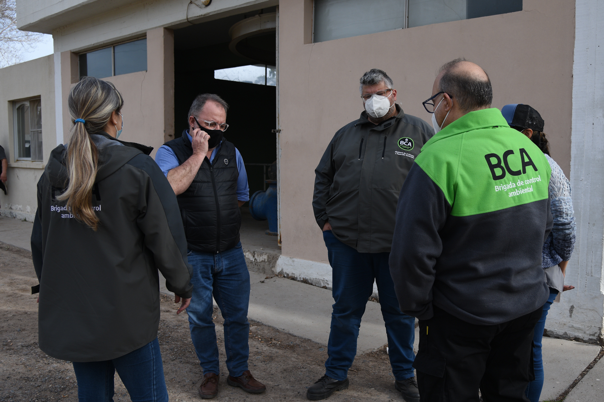 Inspectores ambientales de Nación ratificaron que no hubo contaminación en la Laguna Rosa de Trelew