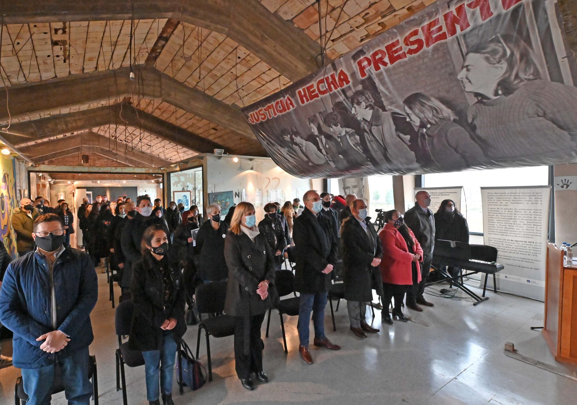 Emotivo homenaje al cumplirse 49 años de la Masacre de Trelew