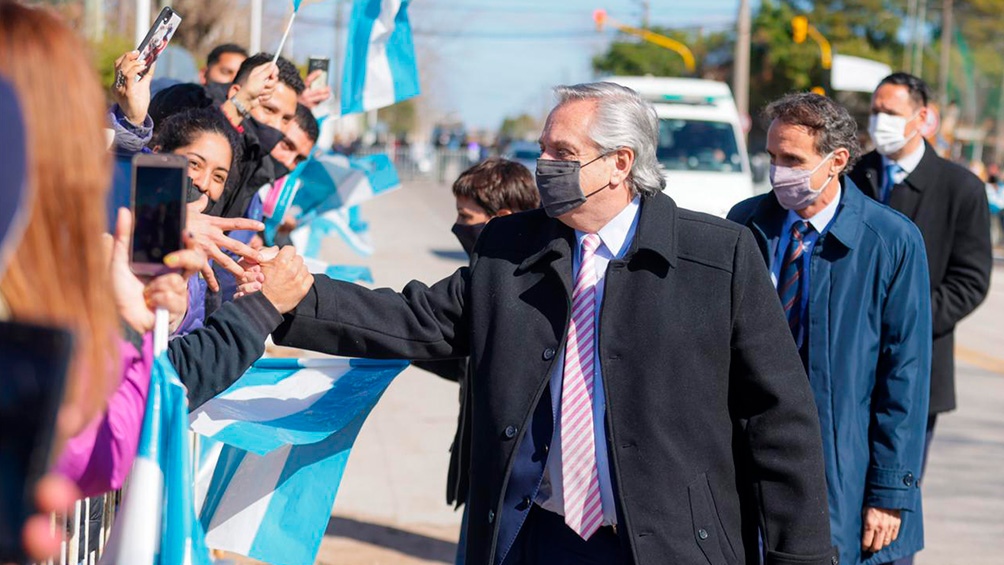 De las 100 obras que inauguró Alberto Fernández, solo hubo una  para Chubut y con una inversión de apenas el 0,09% del total