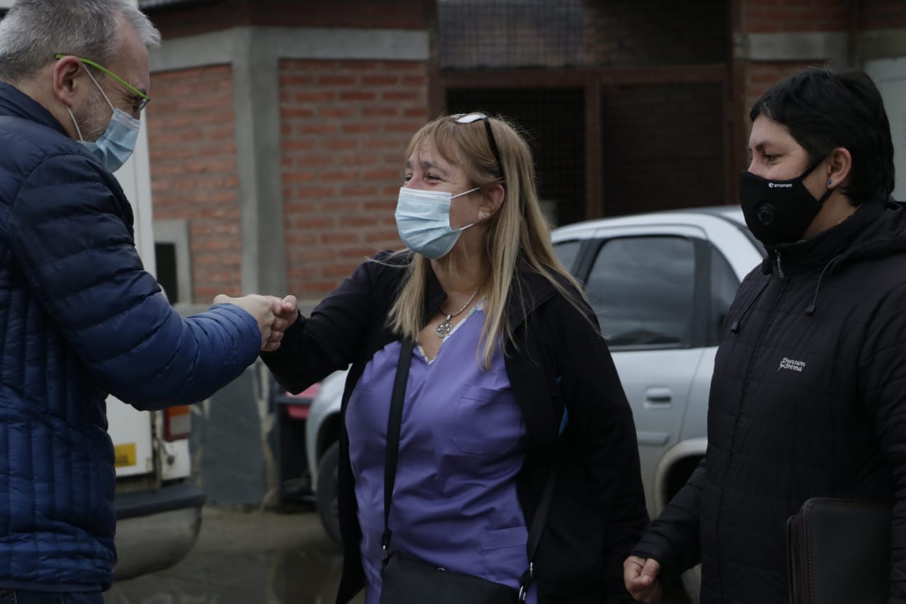 Puratich recorrió los Hospitales de Epuyén, Lago Puelo y Cholila