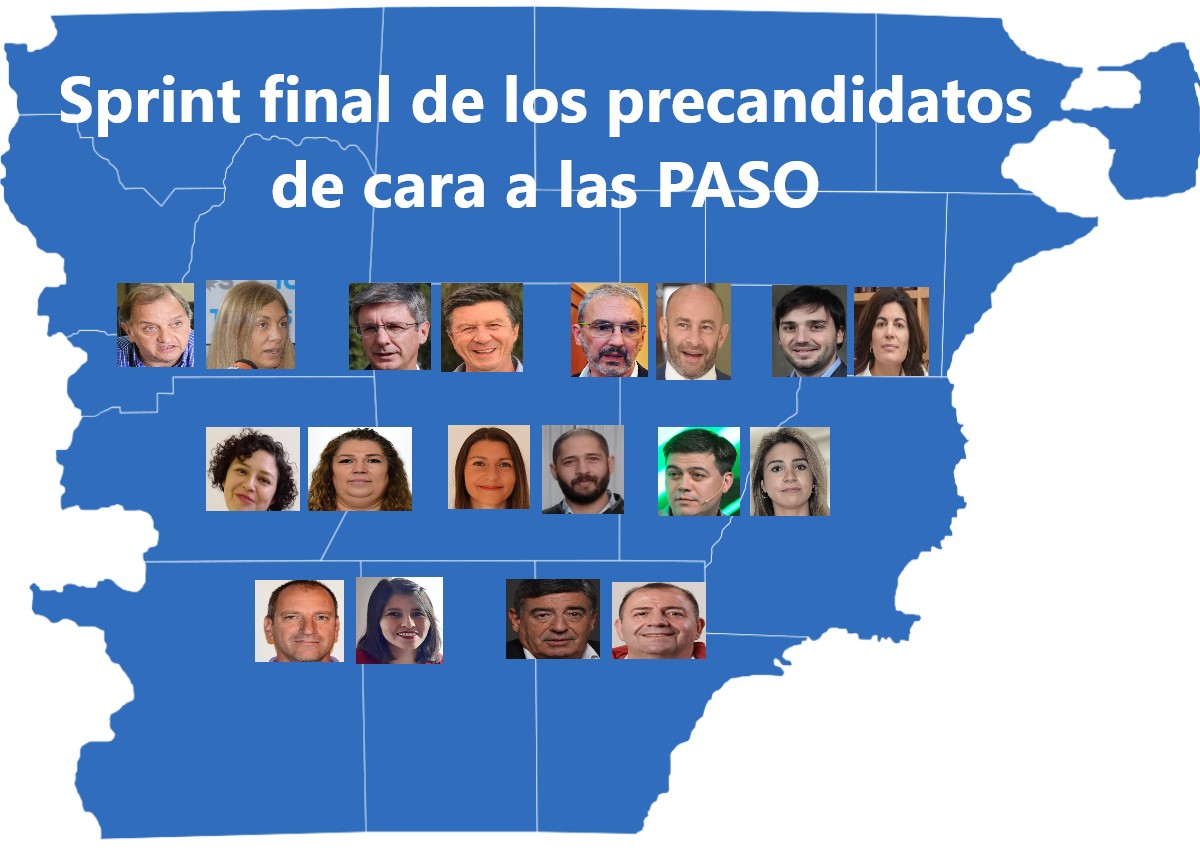 Sprint final para los precandidatos y una campaña al rojo vivo donde todos juegan y “todo vale”