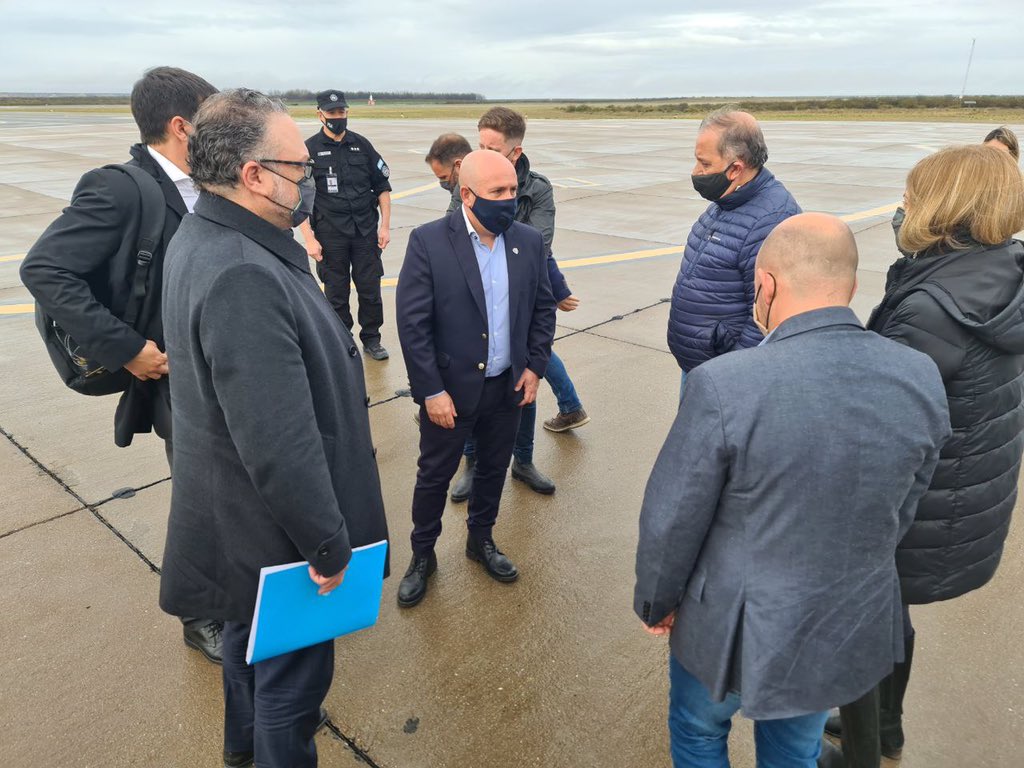 Kulfas ya está en Madryn reunido con empresarios y más tarde viajará a Trelew para avanzar con Maderna sobre temas vinculados al Parque Industrial