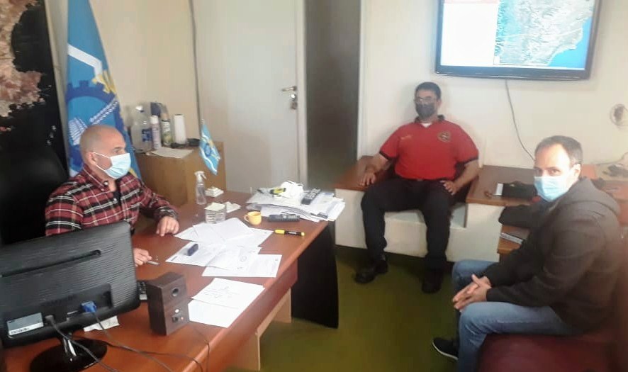 El Gobierno y la Federación Chubutense de Bomberos trabajan en estrategias de prevención de incendios forestales