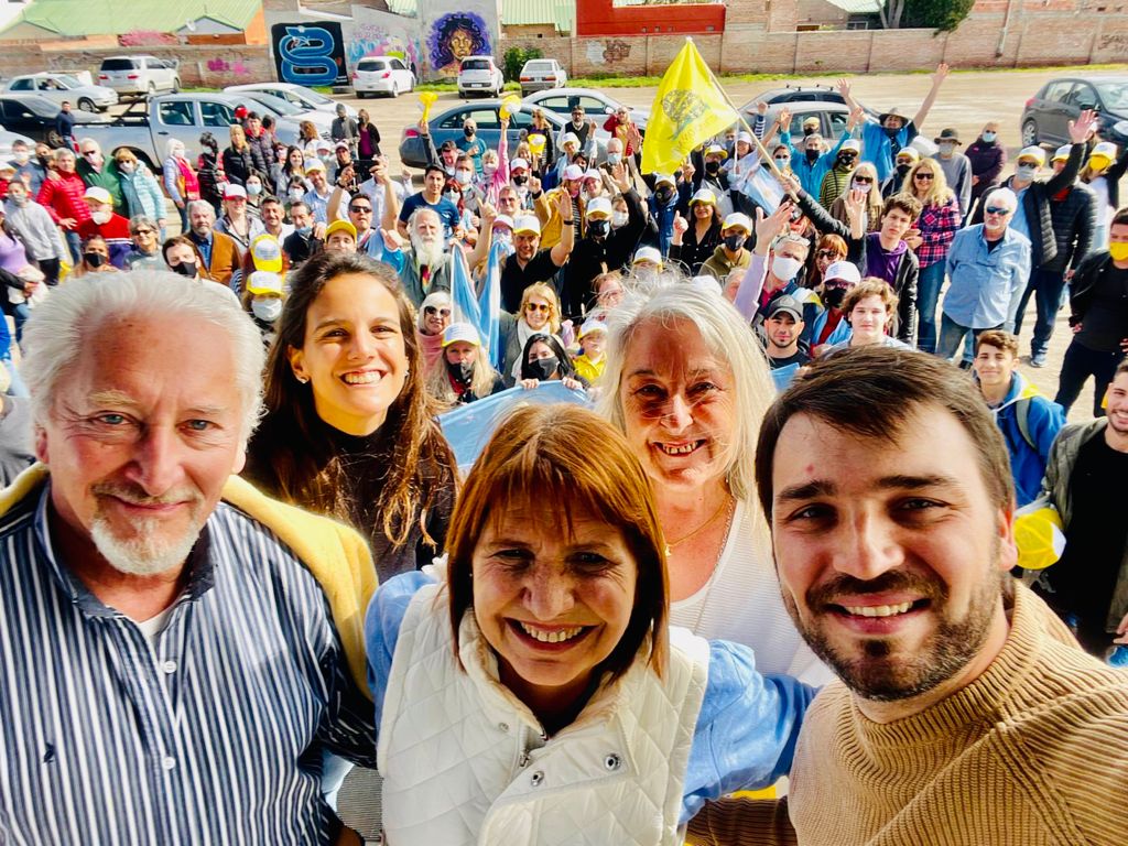 Bullrich en la Provincia: “Nacho Torres y Ana Clara son la mejor opción para ponerle un freno a la corrupción y a la demagogia en Chubut”