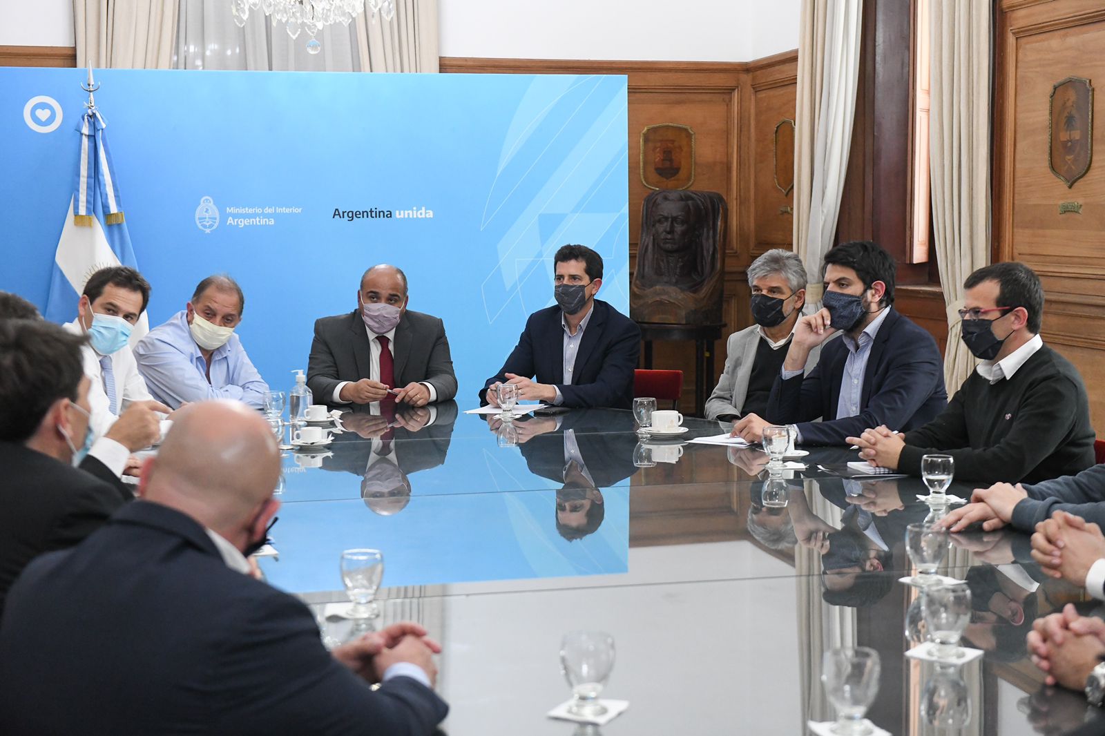 Wado de Pedro tras recibir a Linares, Luque, Maderna y Sastre: “Chubut tiene dirigentes que van a contribuir a un modelo con más producción y trabajo”