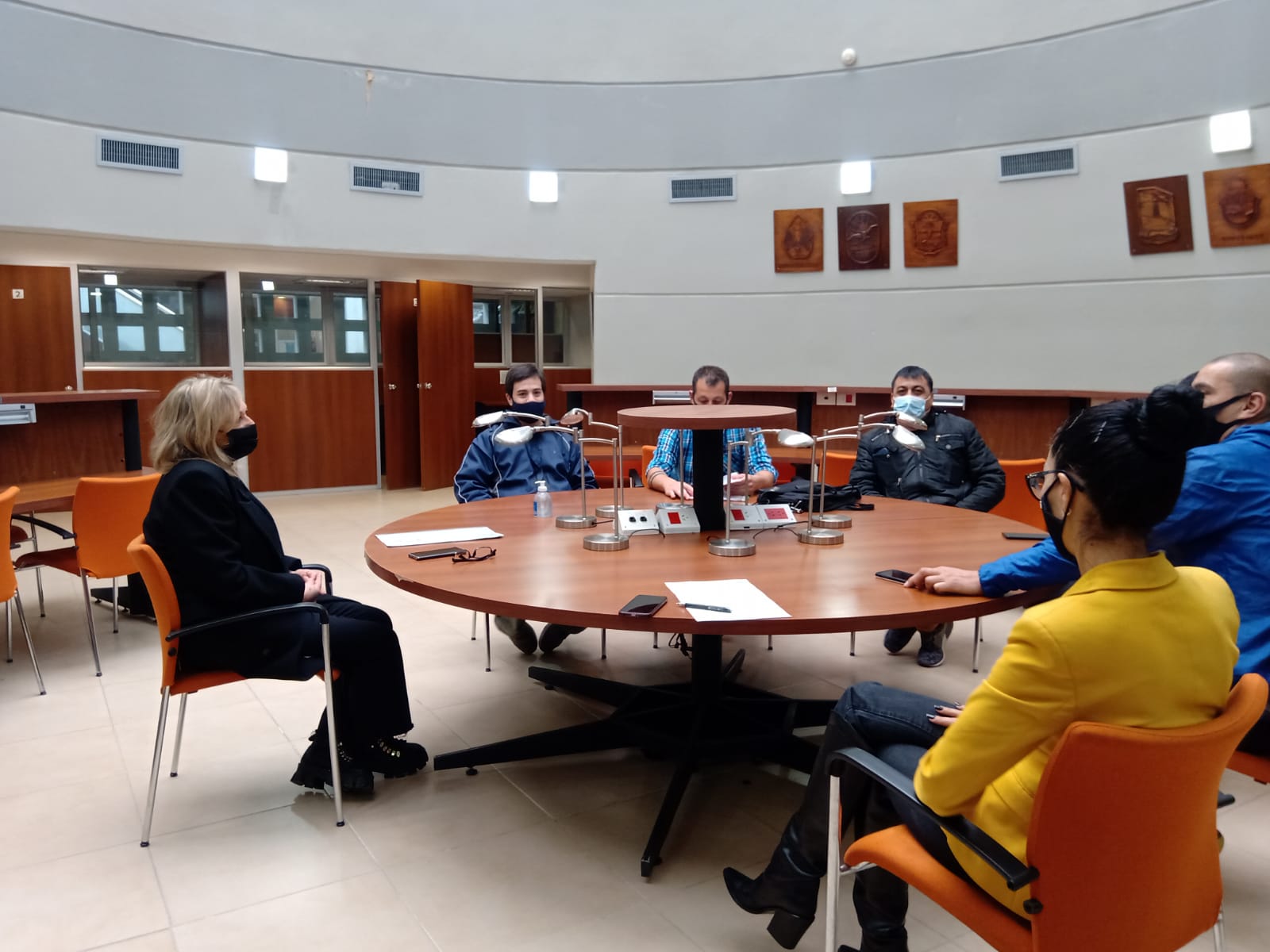 Trabajadores de la Secretaría de Pesca apoyaron el reclamo de Artero para que el gobierno cobre el FAP