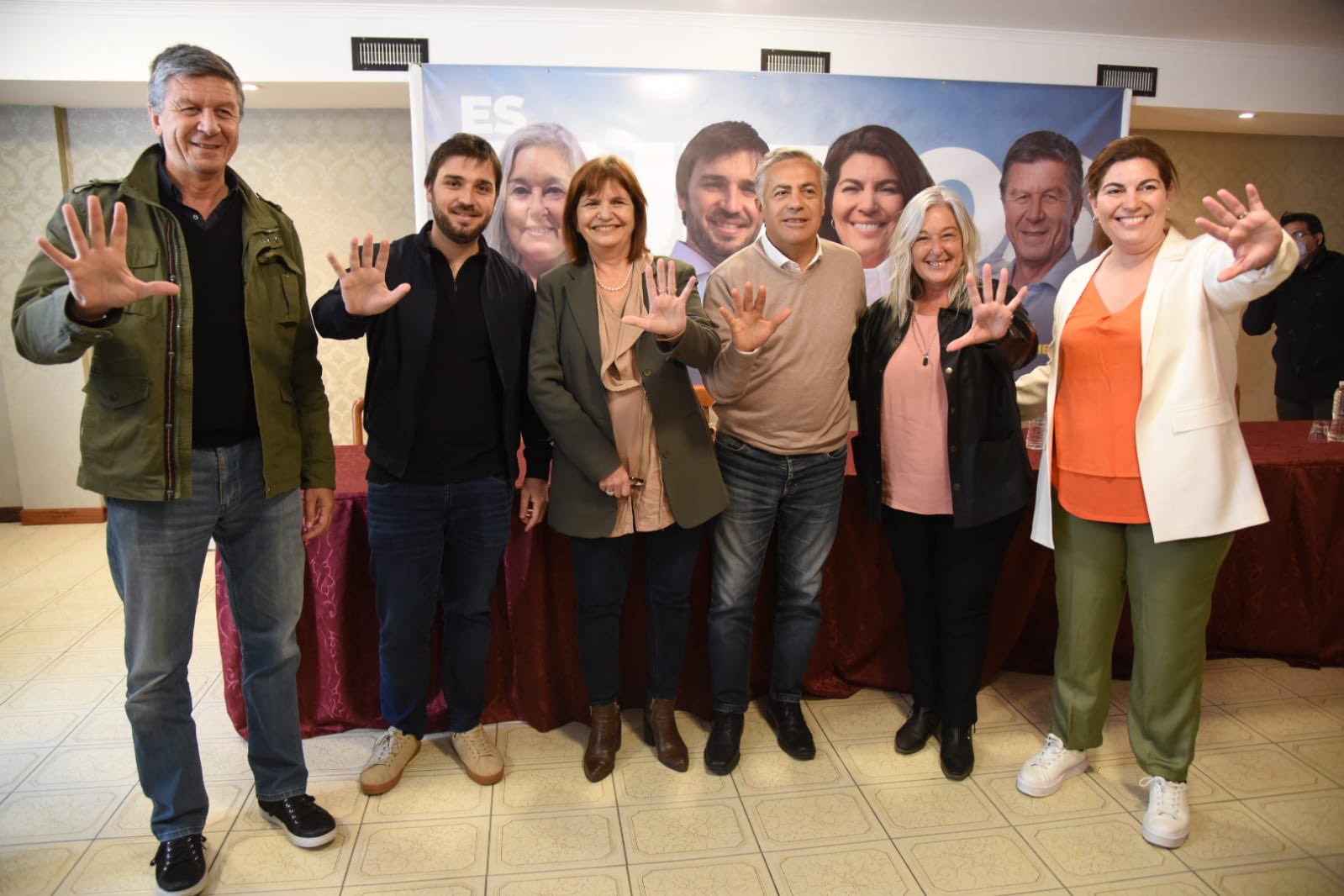 Bullrich y Cornejo desembarcaron en Chubut con un fuerte respaldo a “Nacho” Torres y los candidatos de Juntos por el Cambio Chubut