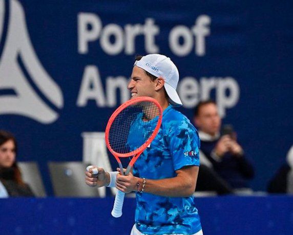 El “Peque” Schwartzman cae en la final del ATP de Amberes