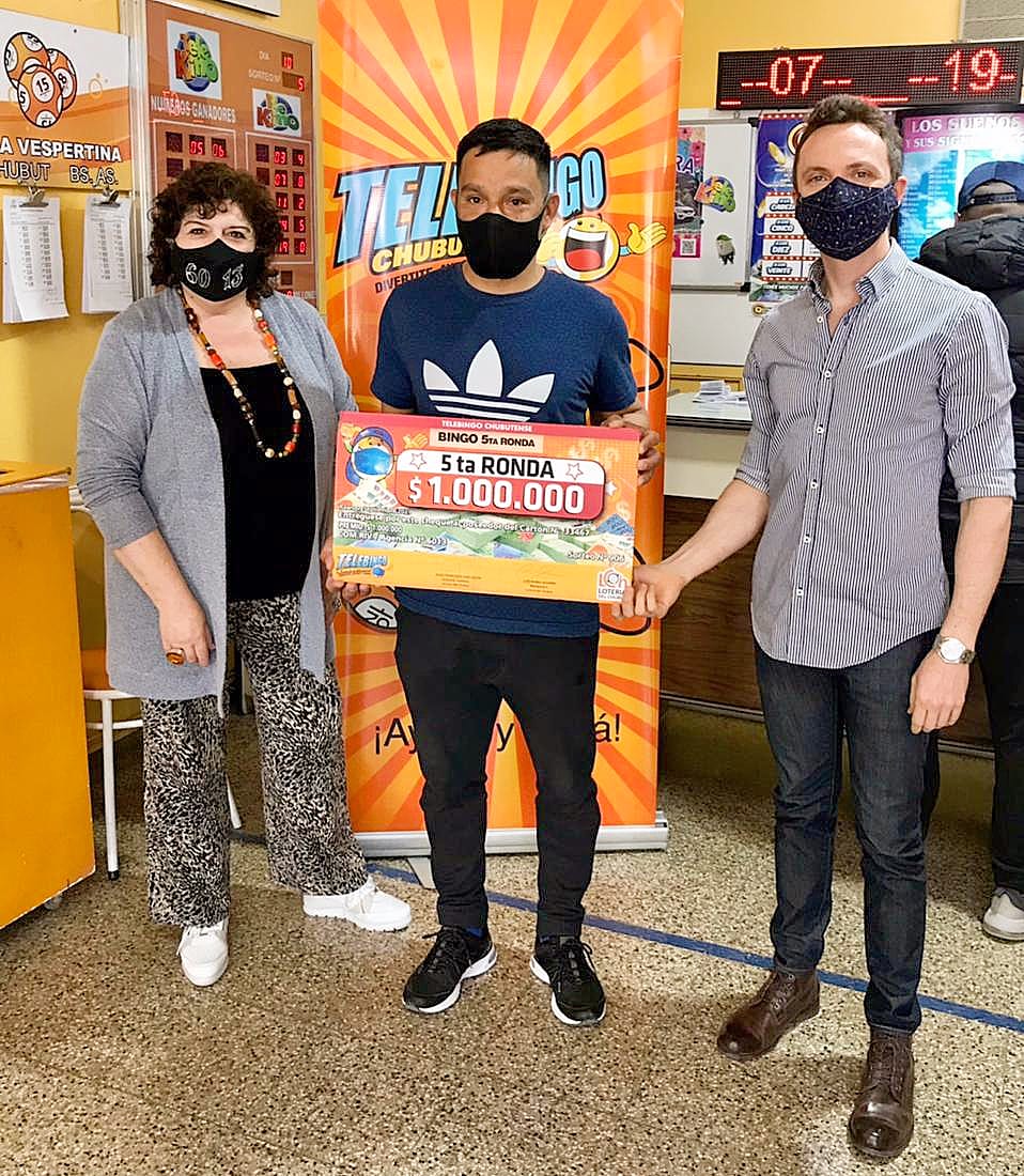 Un apostador de Comodoro Rivadavia cobró $ 1.000.000 del Telebingo Chubutense