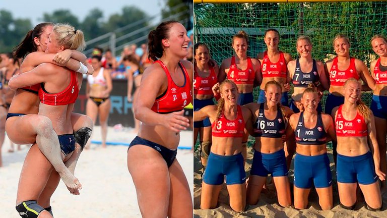 Tras las acusaciones de sexismo, la federación de beach handball decidió cambiar las reglas de vestimenta para las mujeres
