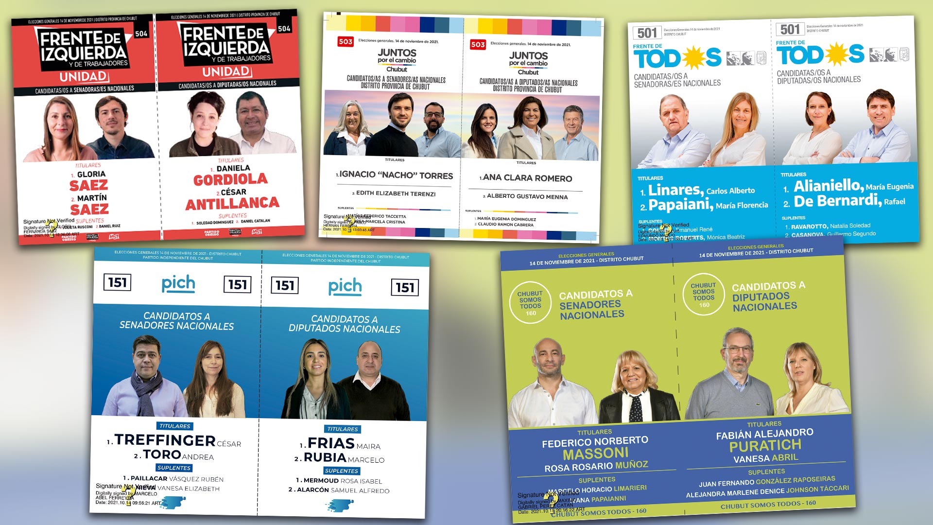 Elecciones en Chubut: Cinco espacios dirimen tres bancas en senadores y dos en diputados