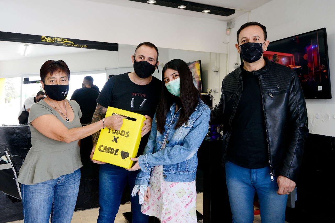 Maderna participó del evento solidario Todos por Candela