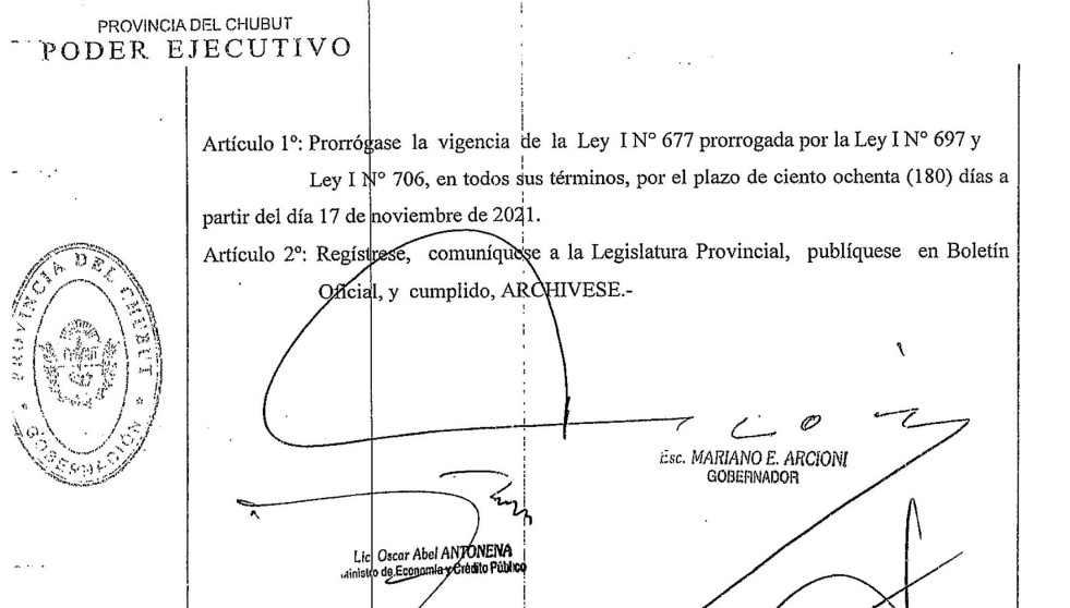 Chubut: El Gobierno extendió la Emergencia Sanitaria hasta mayo del 2022