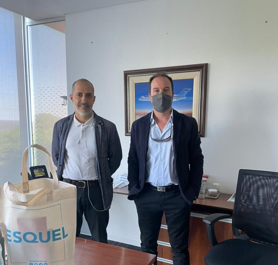 Esquel gestionó ante autoridades de Aerolíneas Argentina mayor conectividad y cambio de horarios en vuelos