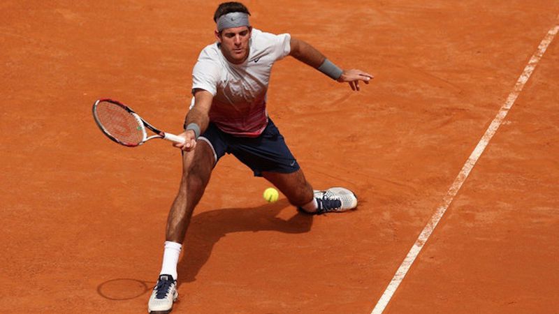 Del Potro progresa de su lesión en la rodilla y en Chile se ilusionan con tenerlo en el ATP de Santiago
