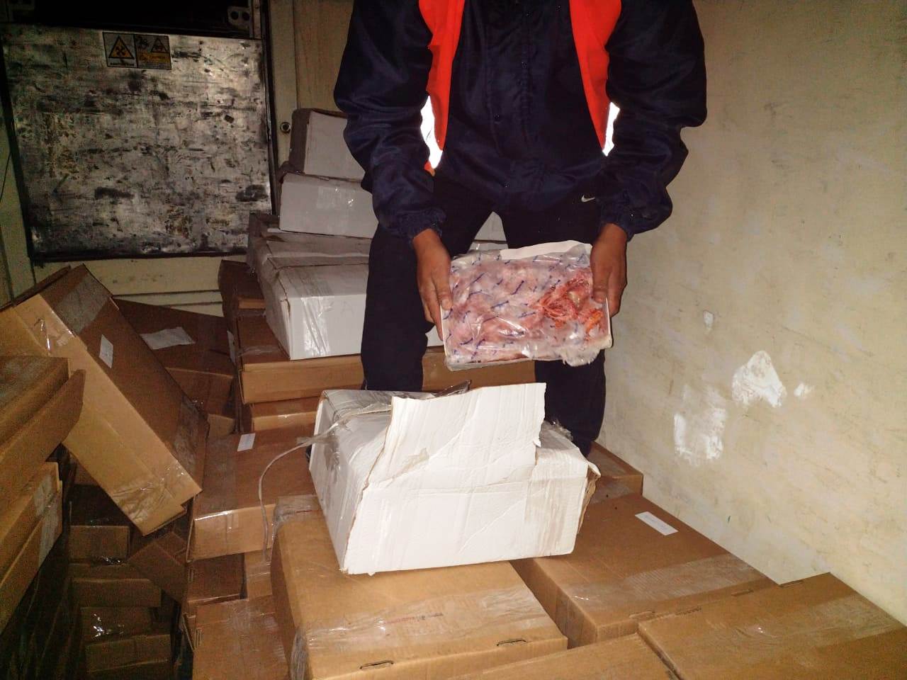 El Gobierno del Chubut incautó 3 toneladas de productos del mar en Arroyo Verde que eran trasladadas sin documentación