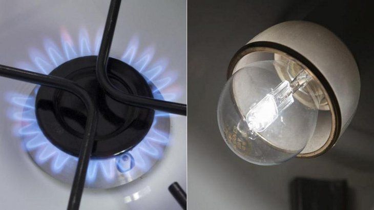 Se confirmó que las tarifas de luz y gas subirán 20% durante 2022