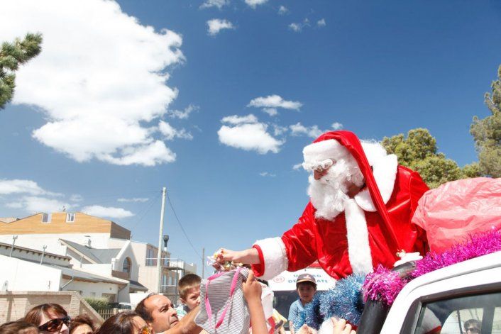 Conocé cual será el recorrido que hará Papá Noel por la ciudad de Rada Tilly
