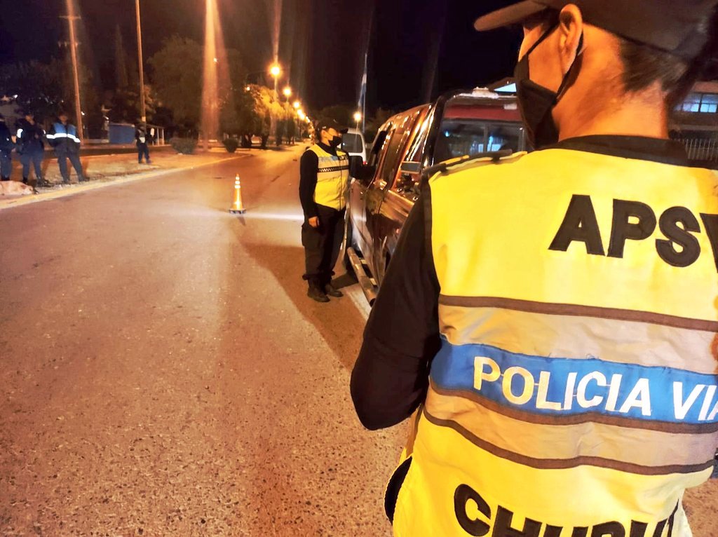 Chubut: Controlaron más de 12.000 vehículos en el fin de semana y hubo 64 alcoholemias positivas