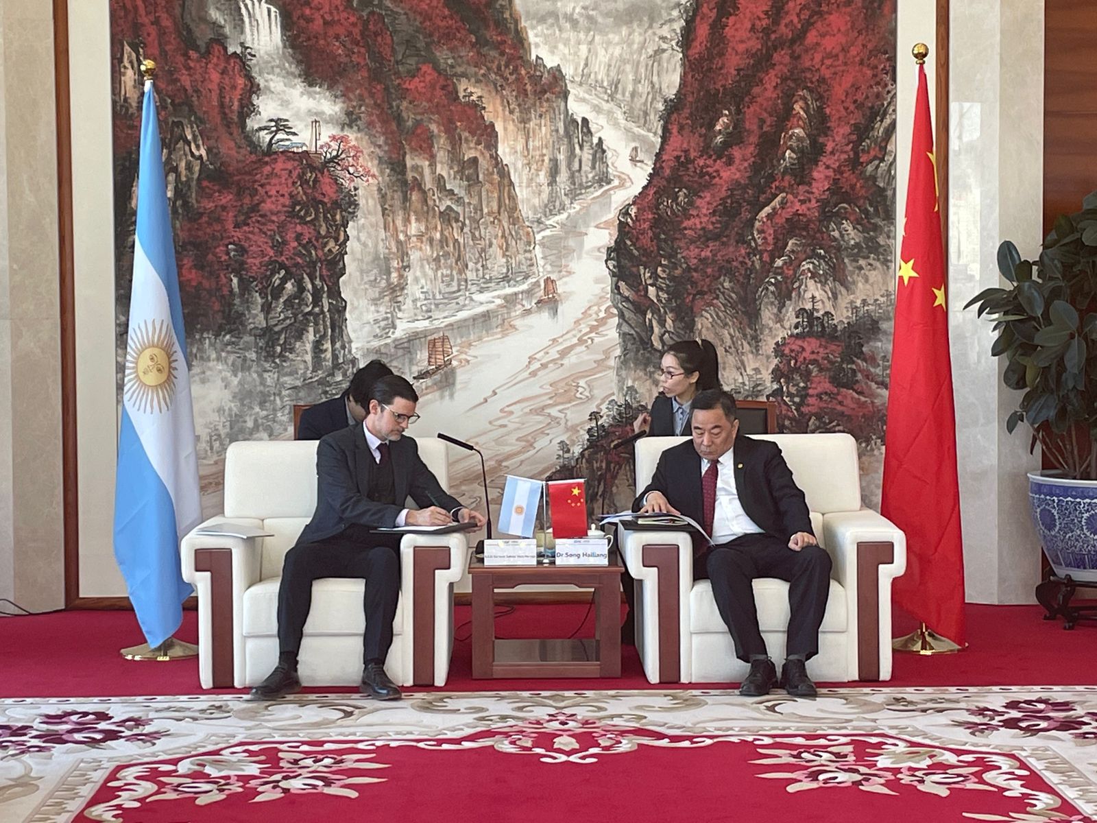 Cumbre clave con Energy China por las represas de Santa Cruz