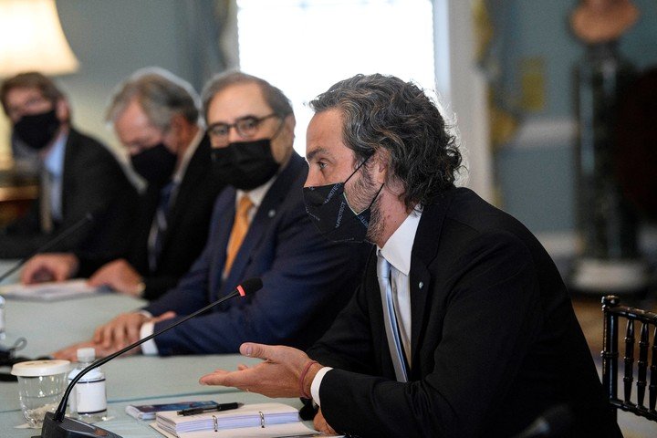 Cafiero se reunió con el Secretario de Estado norteamericano en Washington