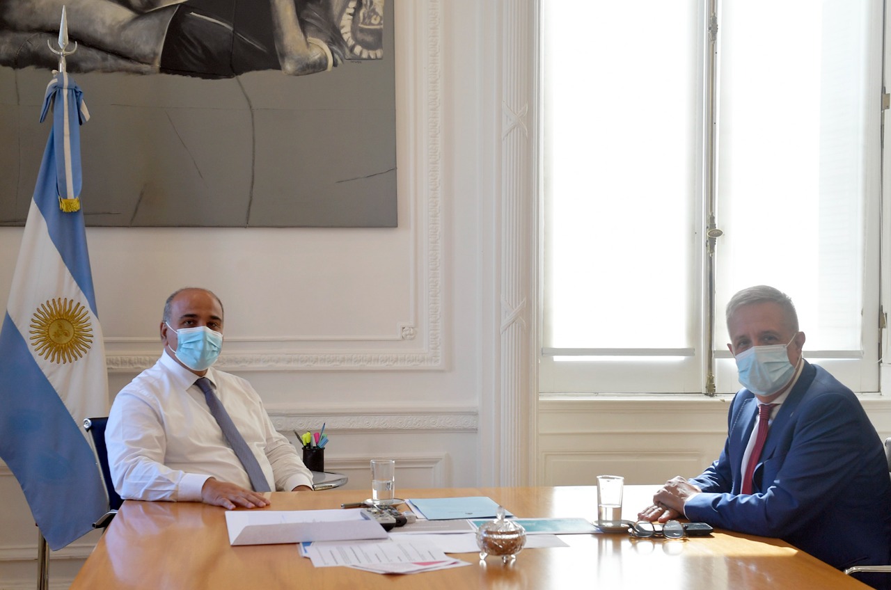 Antonena con Manzur en Buenos Aires: Financiamiento para el Hospital de Alta Complejidad de Trelew y agenda económica