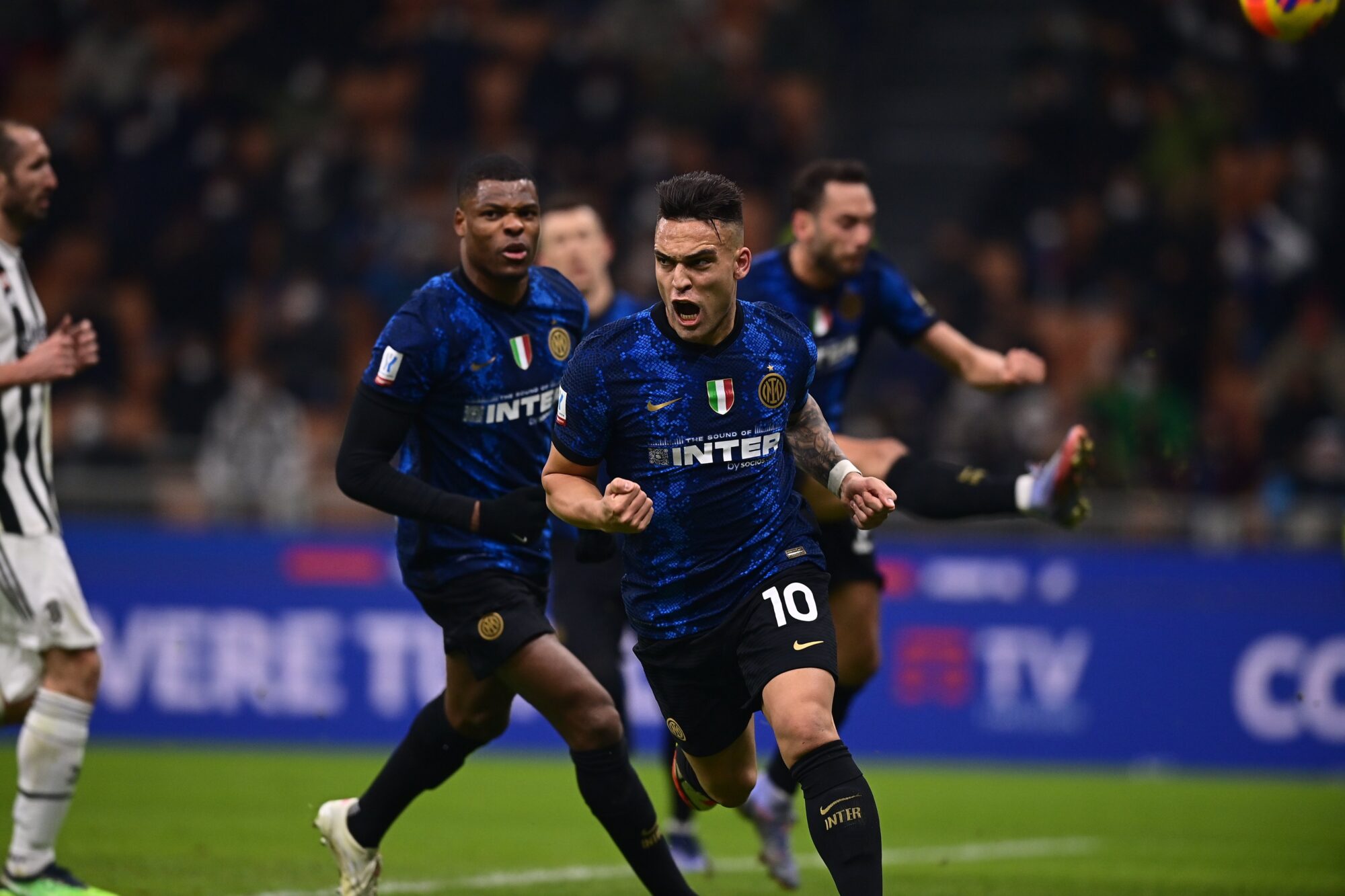 Inter, con un gol de Lautaro Martínez, venció a Juventus y se consagró campeón de la Supercopa de Italia