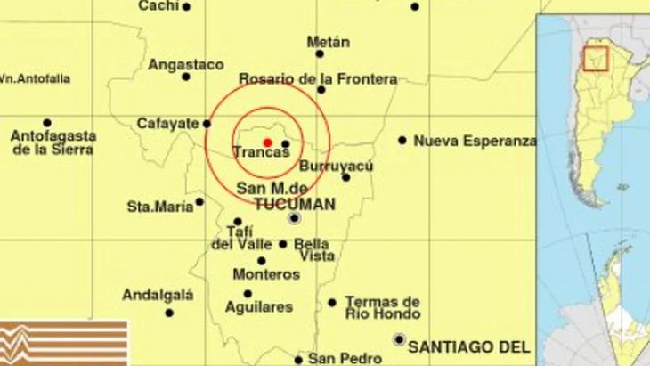 Susto en Tucumán: Un sismo de 5,7 grados sacudió a la provincia
