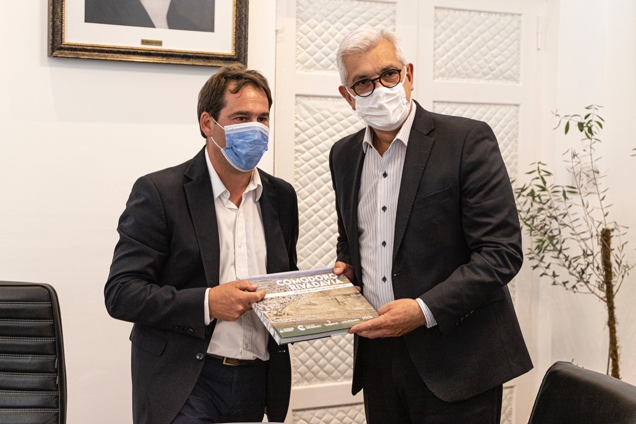 Luque recibió al ministro Julián Domínguez y avanzó en temas de producción e inversiones