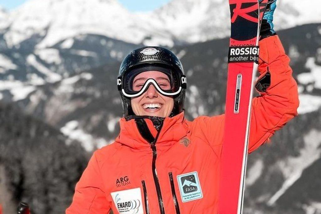 La esquiadora barilochense Baruzzi debuta en los Juegos Olímpicos de Invierno de Beijing