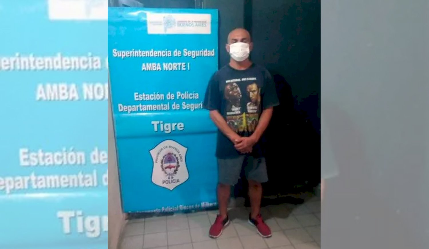 Detienen a “La Hiena” Barrios por amenazas y violencia de género en Tigre